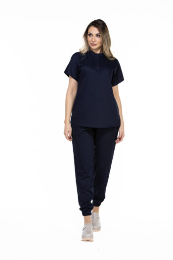 Komplet - Ruska kragna teget