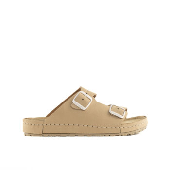 B202 bež nubok - free step papuce